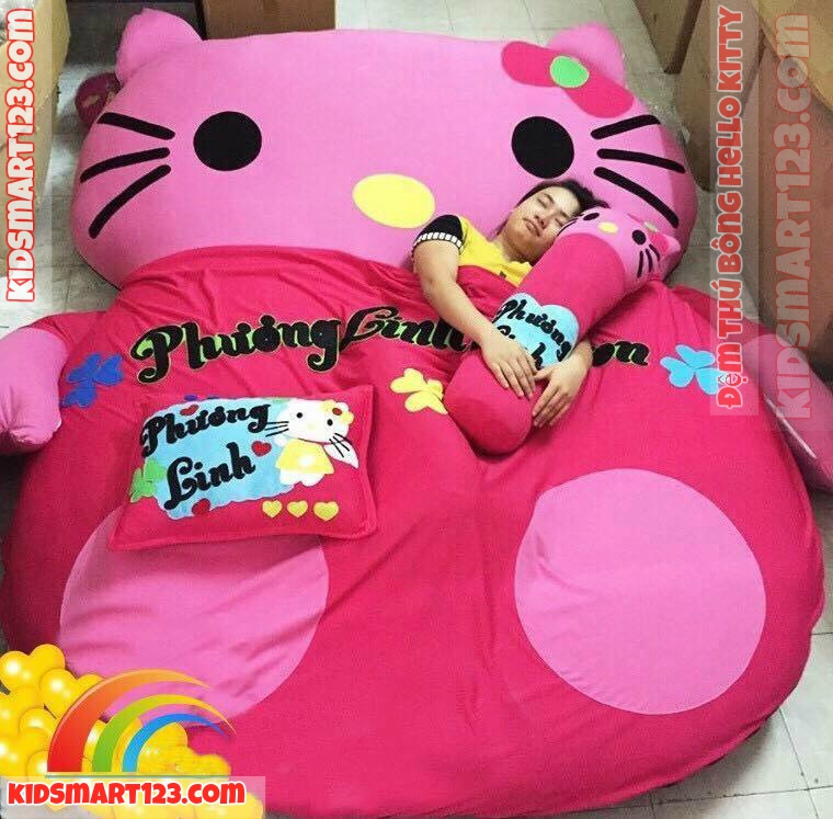   Đệm thú bông Hello Kitty 2 người nằm DT0099