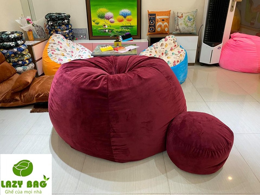     Ghế lười  giọt nước XXL ( 1m  x 1,5m)  Nhung Lạnh Hàn Quốc