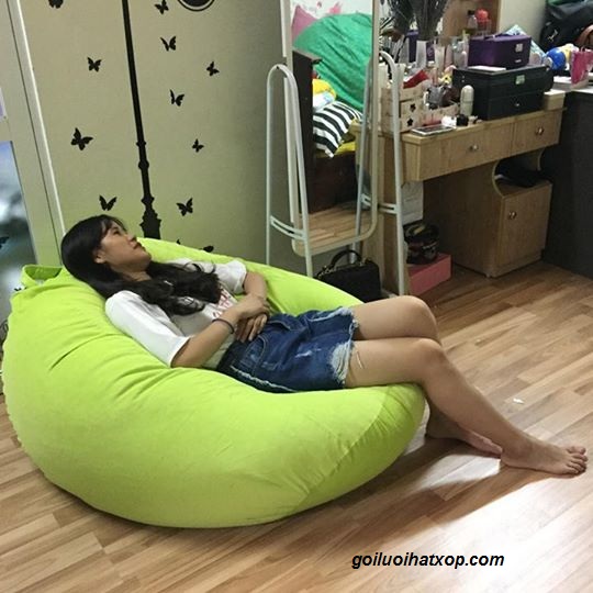     Ghế lười  giọt nước XXL ( 1m  x 1,5m)  Nhung Lạnh Hàn Quốc