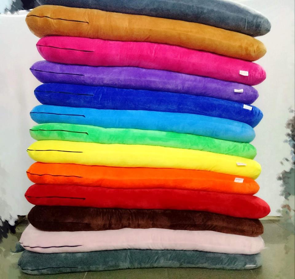   Gối ôm Bà BầuGOB11 - Vải Nhung Lạnh Hàn Quốc