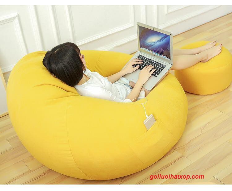     Ghế lười  giọt nước XXL ( 1m  x 1,5m)  Nhung Lạnh Hàn Quốc