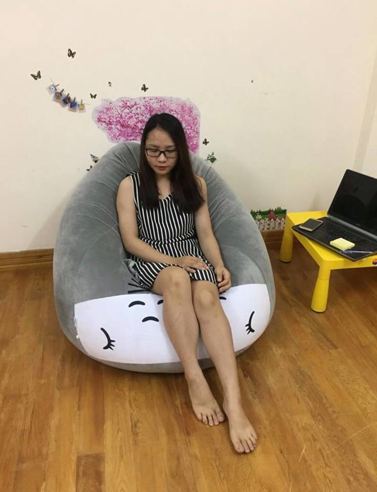   Ghế lười hình thú  size XL (90cm x 140cm)