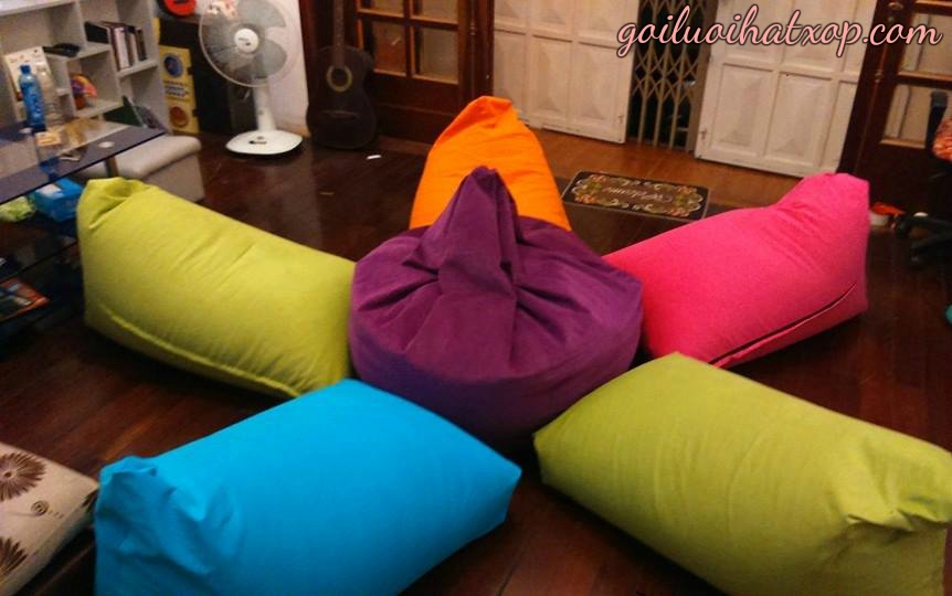 Ghế lười hạt xốp Kim tự tháp Size Đại (1,2 m x 1,5m) 
