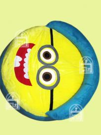   Gối lười trụ tròn Minion (130 x 45cm) Vải Nhung lạnh Hàn Quốc